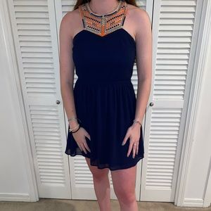Francesca’s embroidered dress
